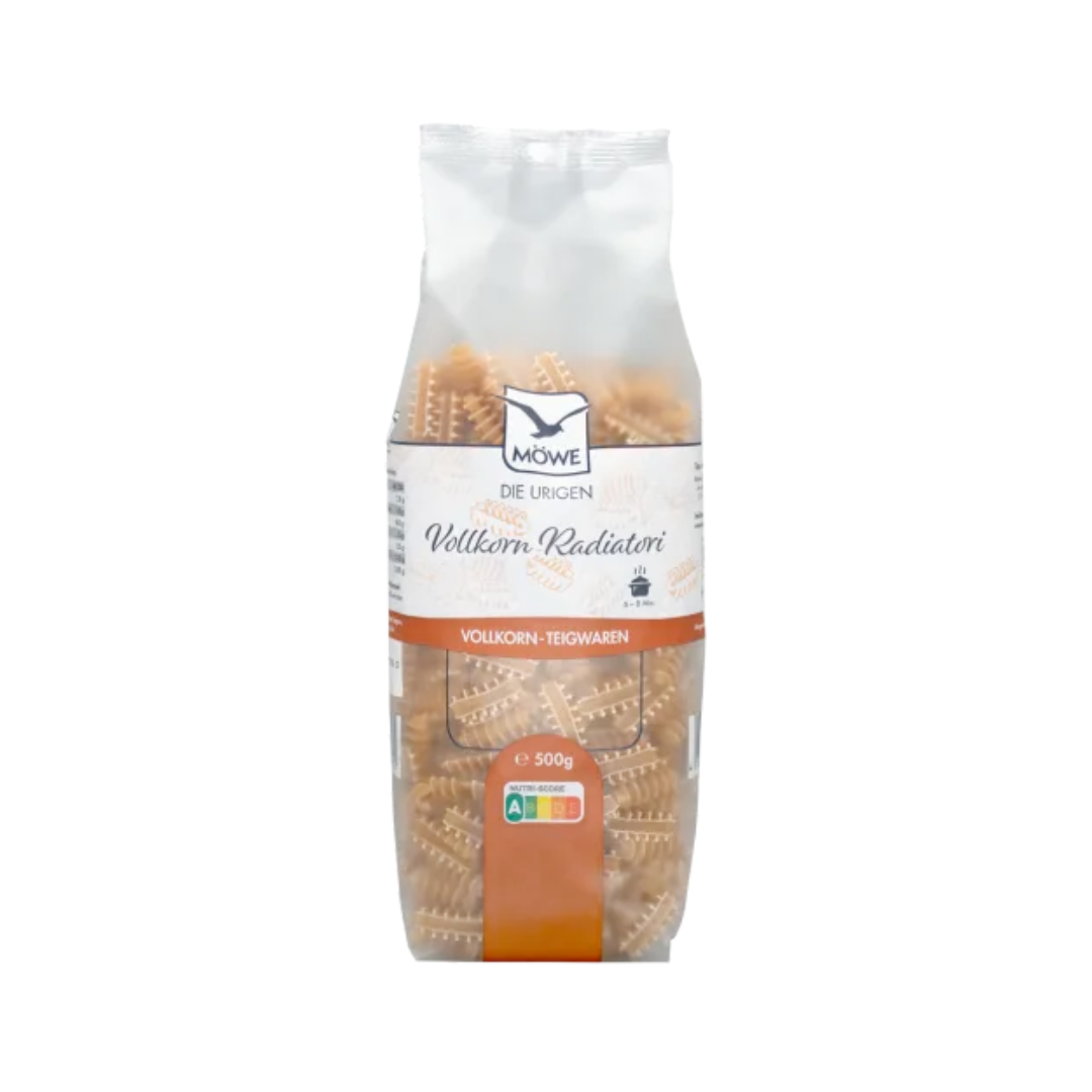 Möwe Die Urigen Vollkorn Radiatori 500g