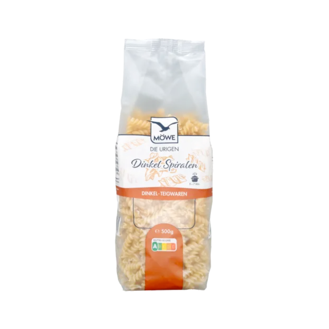 Möwe Die Urigen Dinkel Spiralen 500g