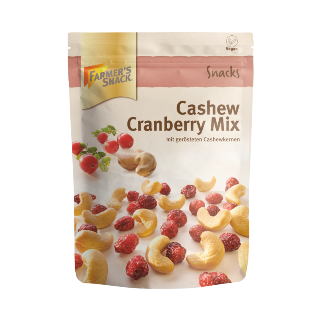 Farmers Snack Erdnuss Cranberry Mix 300g