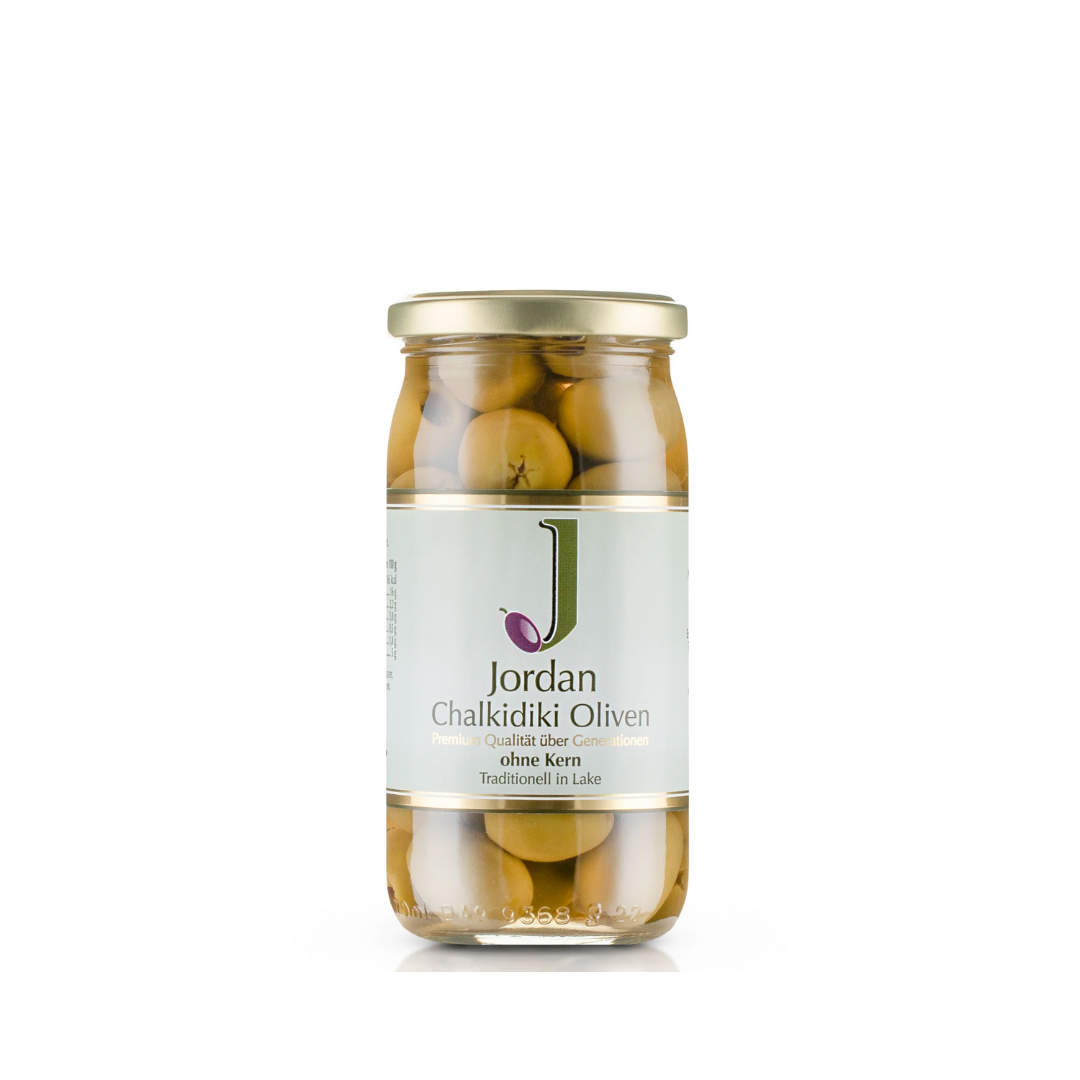 Jordan Chalkidiki Oliven ohne Kern 370g