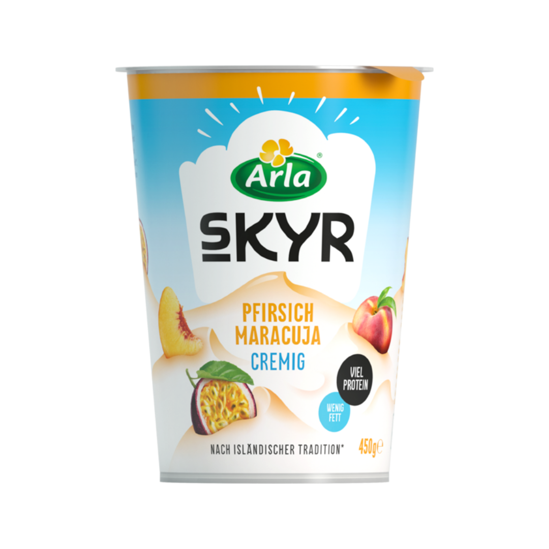 Arla Skyr Pfirsisch Maracuja 0,2% 450g