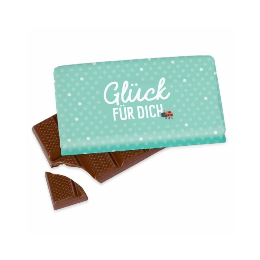 Geschenk für Dich Schokolade Glück für dich 40g