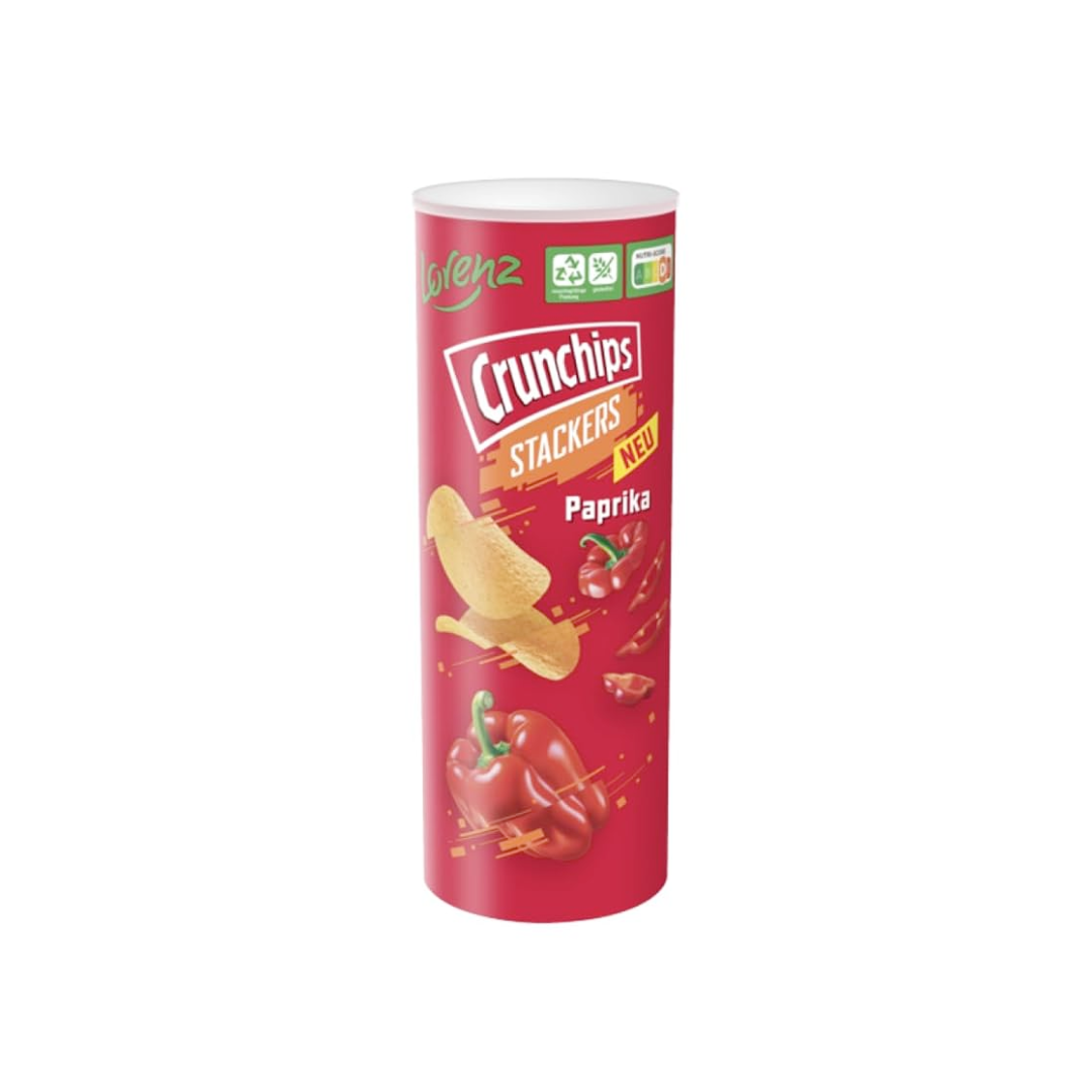 Crunchips Stackers Paprika 175g