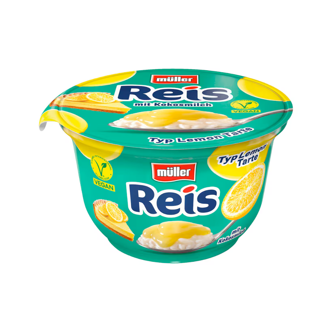 Müller Vegan Reis Typ Lemon Tarte 180g