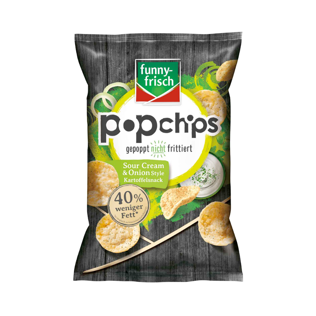 Funny-frisch Popchips Sour Cream&Onion Style 80g