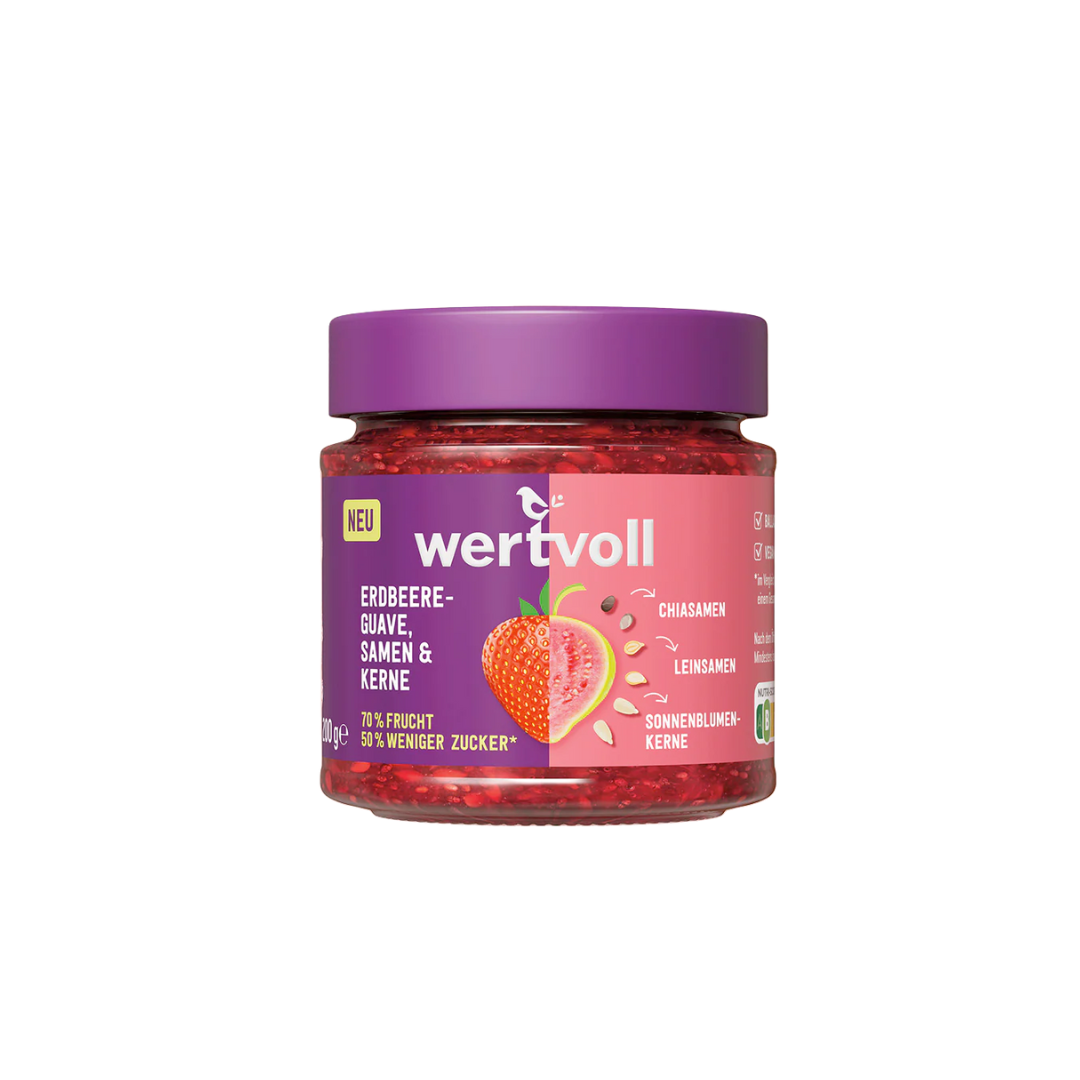 Wertvoll Erdbeer-Guave Samen & Kerne 200g