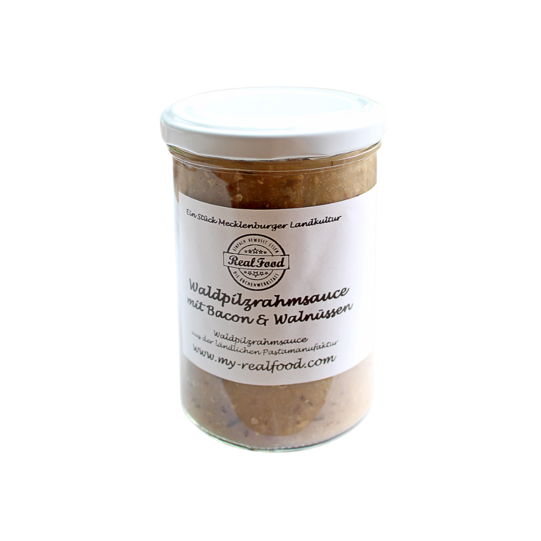 Real Food Waldpilzrahmsauce 400ml