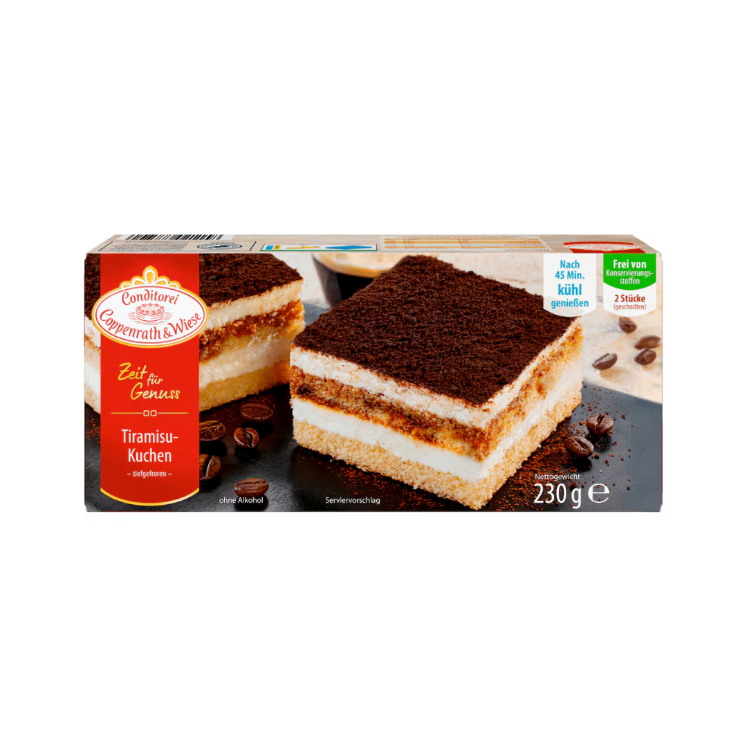 Coppenrath&Wiese Tiramisu Blechkuchenstücke 2ST 230g