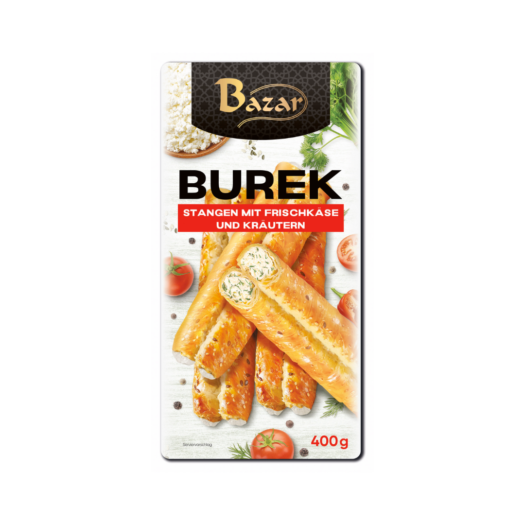 Bazar Burek Stangen mit Frischkäse 4x100g