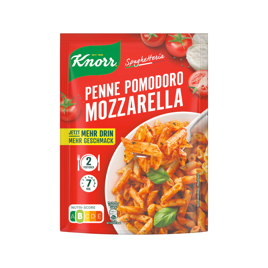 Knorr Spaghetteria Pomodoro Mozzarella Pasta in Tomaten-Käse-Sauce 181g