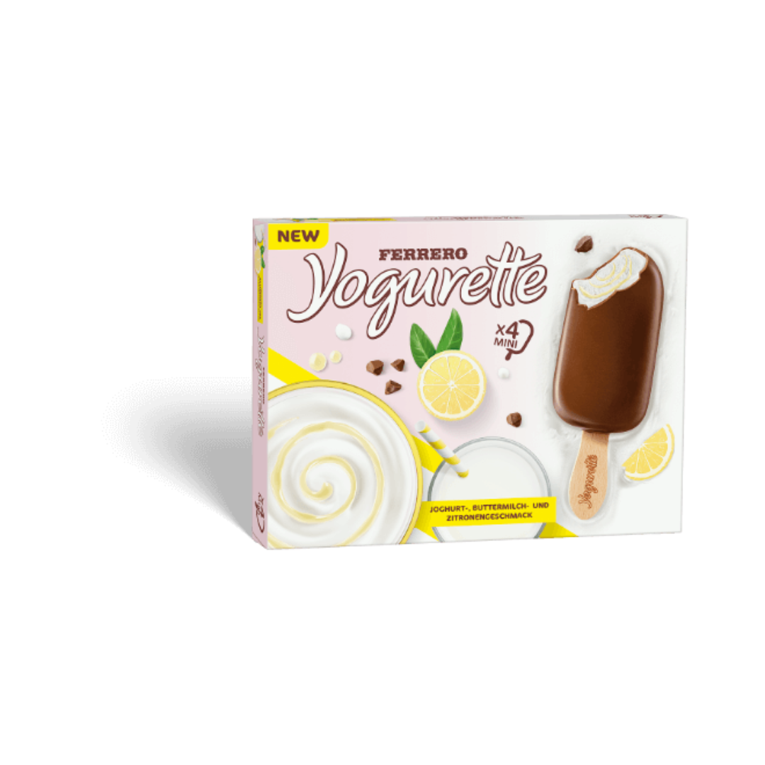 Yogurette Buttermilk Lemon Ice Cream Stick 4x50ml
