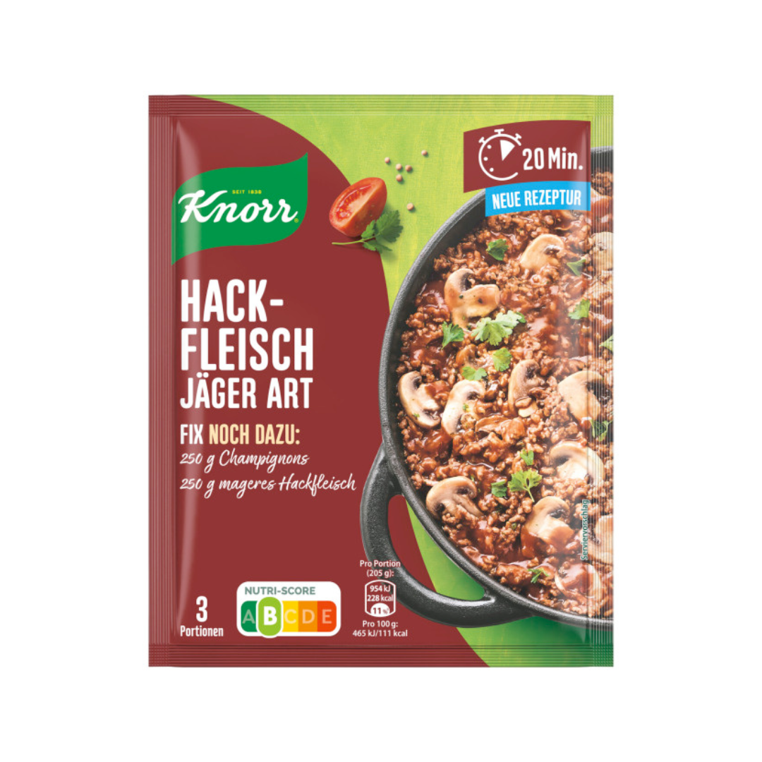 Knorr Fix Hackfleisch Jäger Art 36g