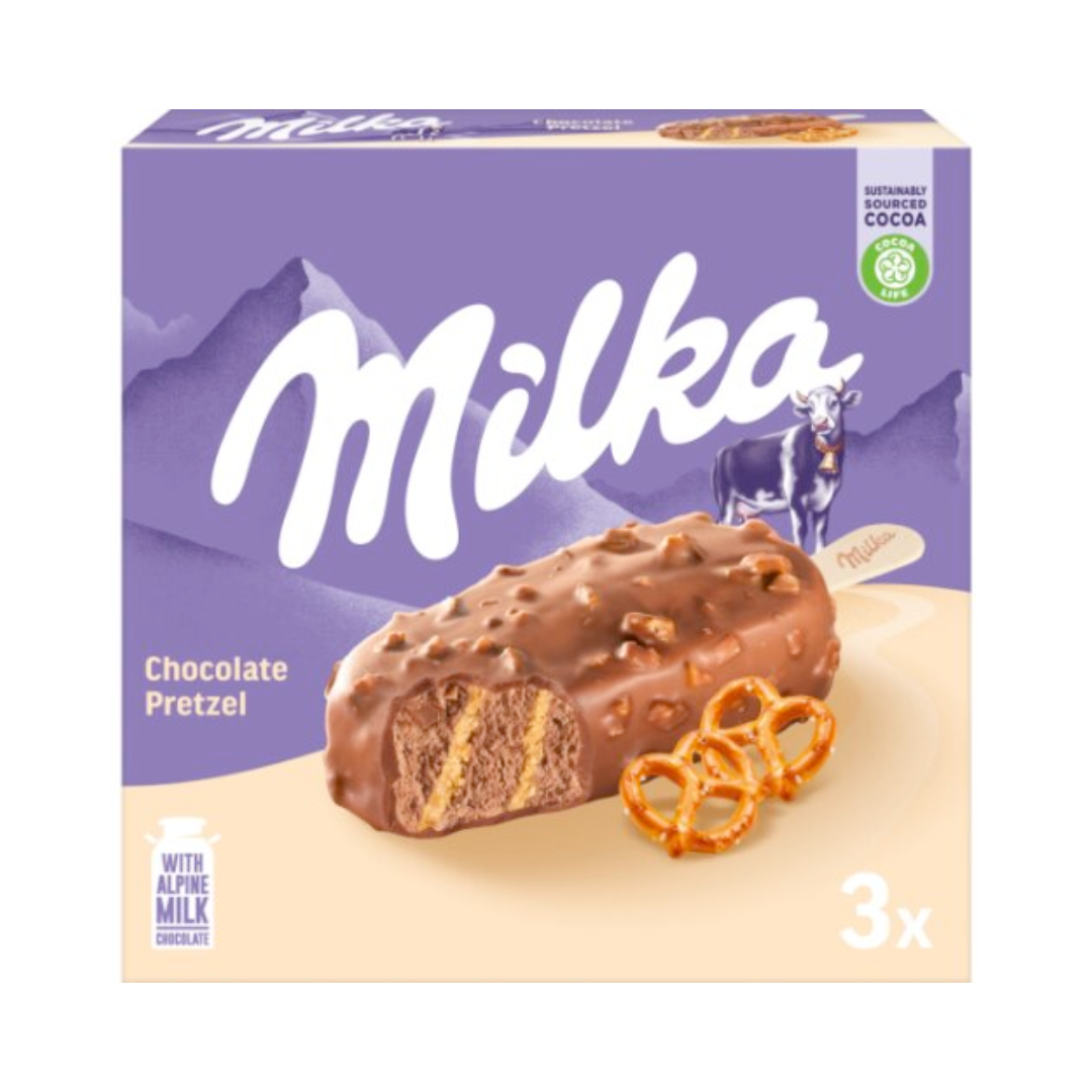 Milka Choco Pretzel Stick 3x90ml