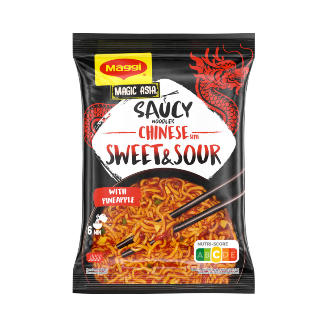 Maggi Magic Asia Saucy Noodles Chinese Style Sweet&Sour 128g