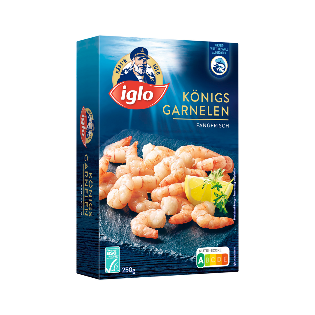 ASC Iglo Königsgarnelen 250g