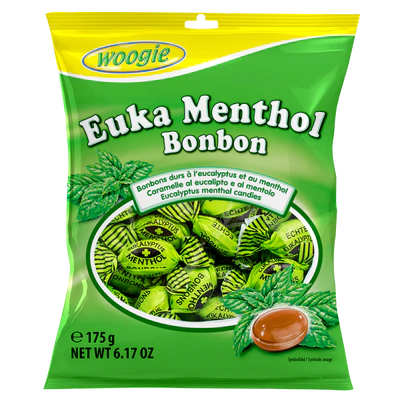 Woogie Bonbons Eukalyptus-Menthol 175g