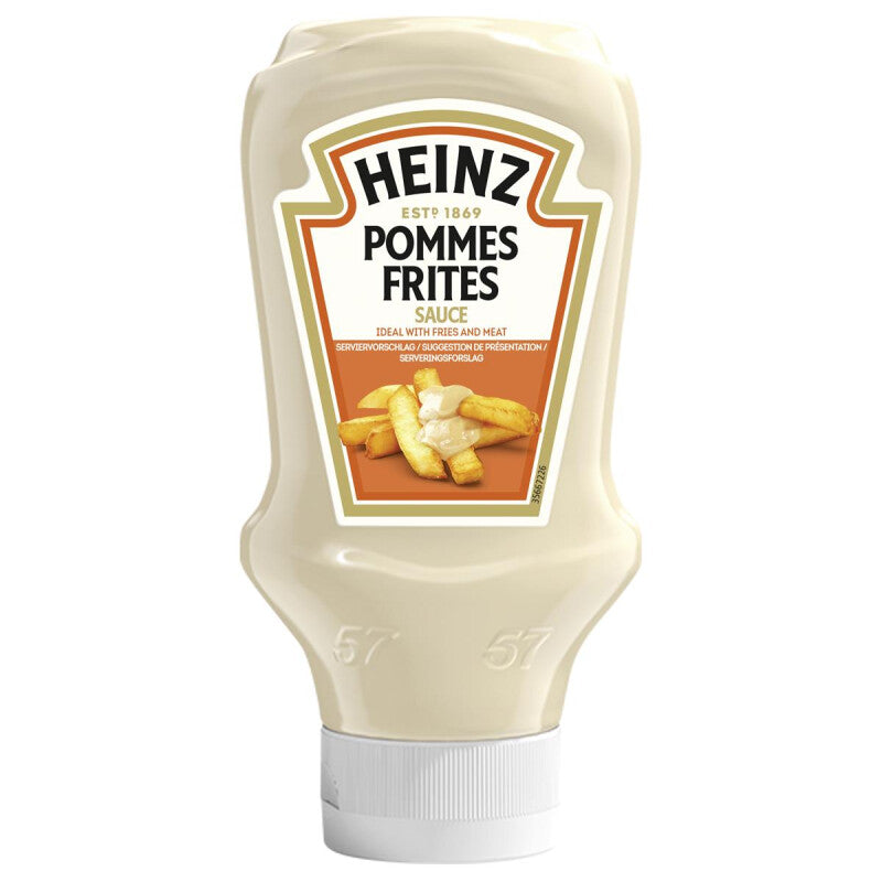 Heinz Pommes Frites Sauce Kopfsteher 400ml