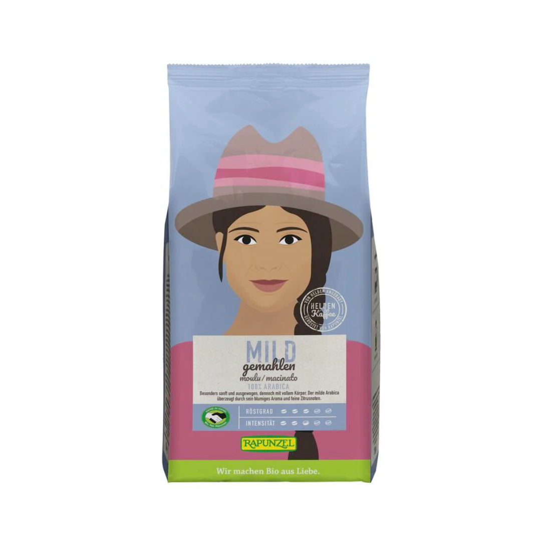 Bio Rapunzel Heldenkaffee mild gemahlen 250g
