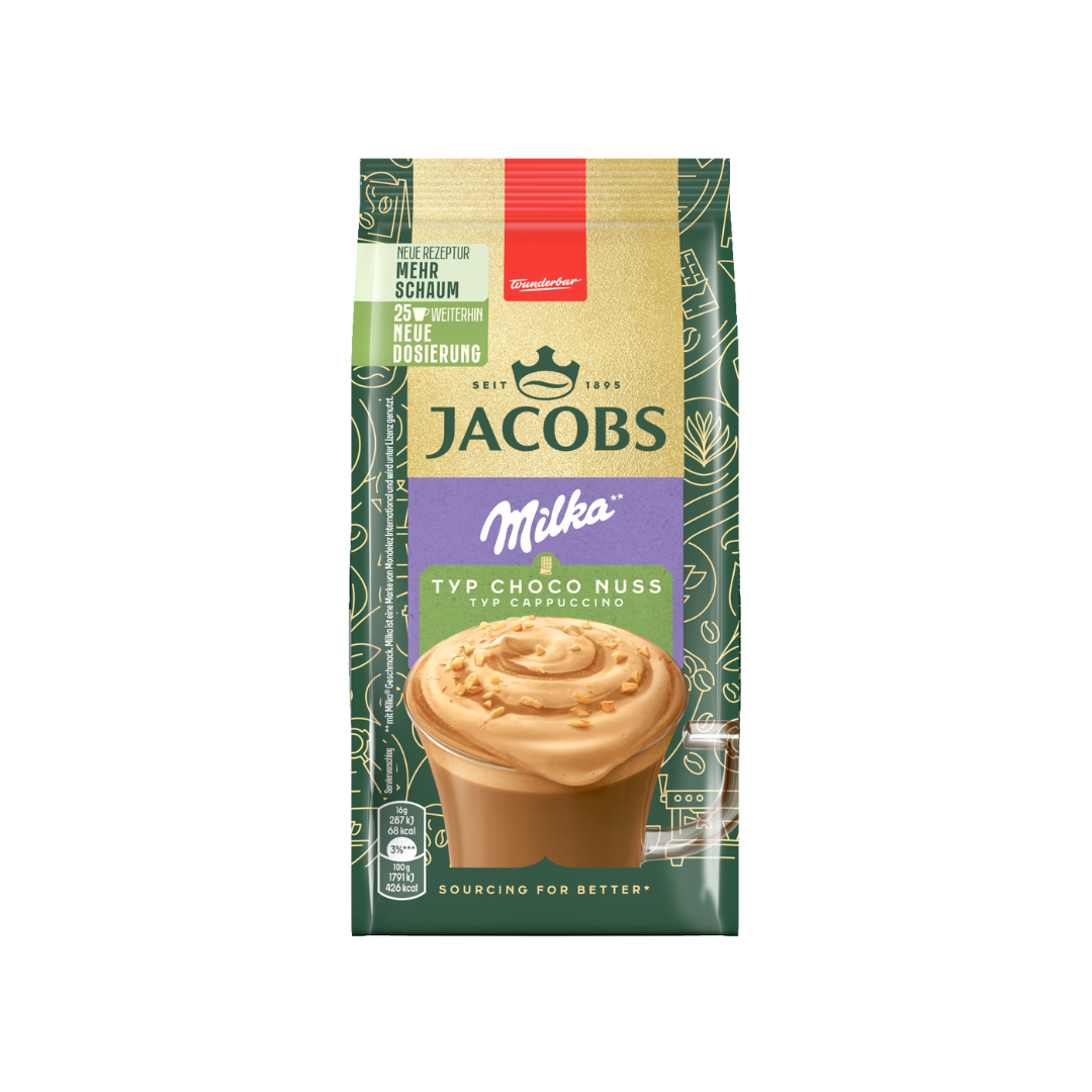 Jacobs Cappuccino Choco Nuss Milka 400g
