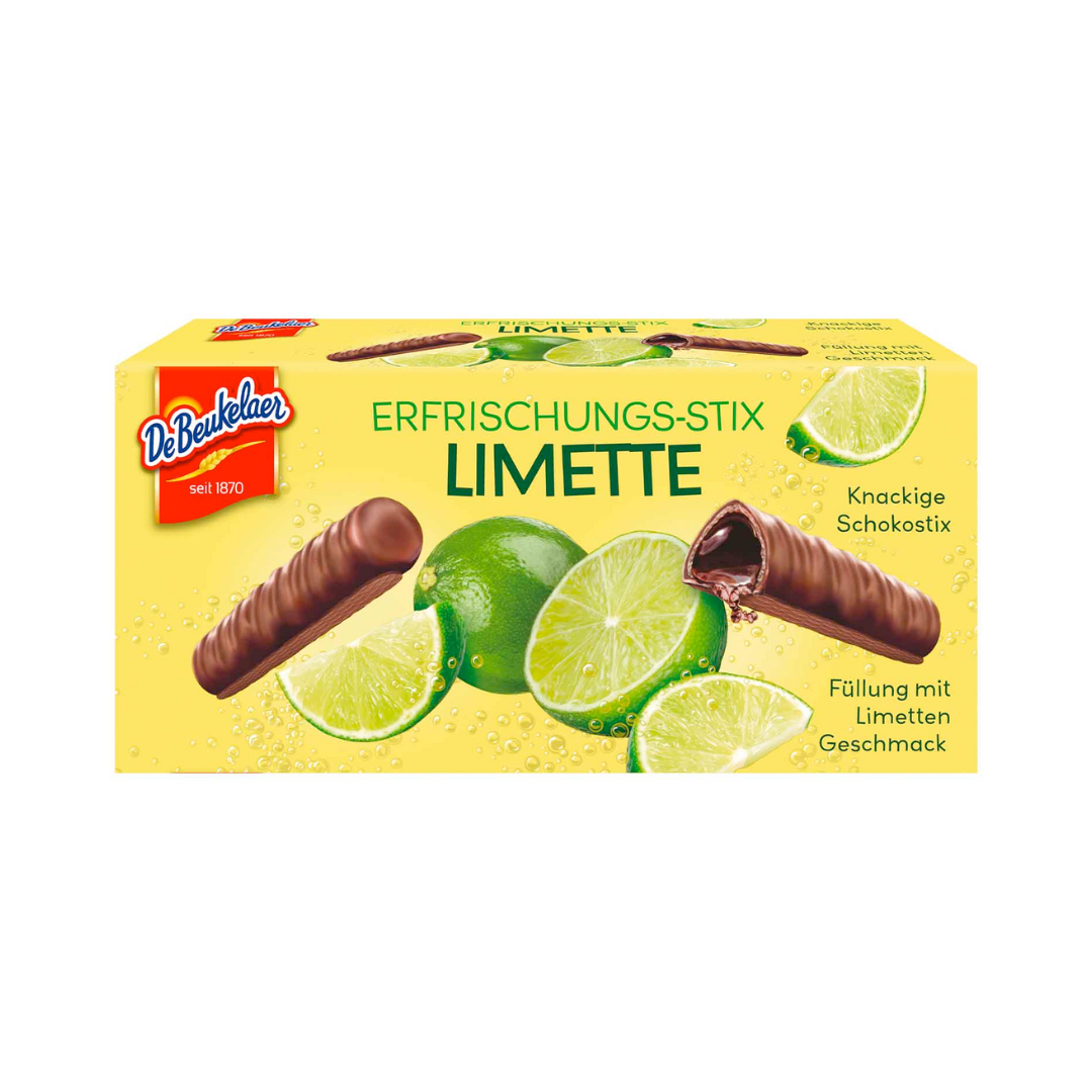 De Beukelaer Erfrischungs-Stix Limette 75g