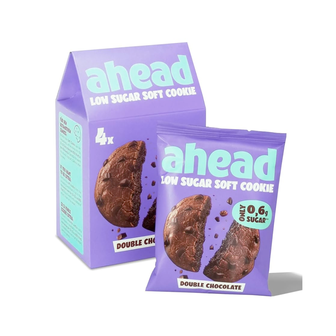 Ahead Double Chocolate Soft Cookies 4x40g