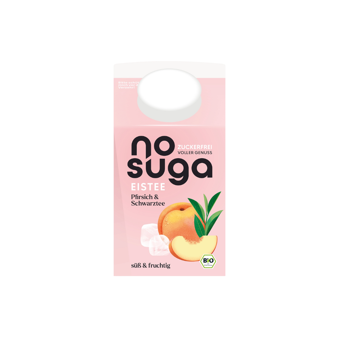 Bio Nosuga Eistee Pfirsich&Schwarztee 0,5l EW