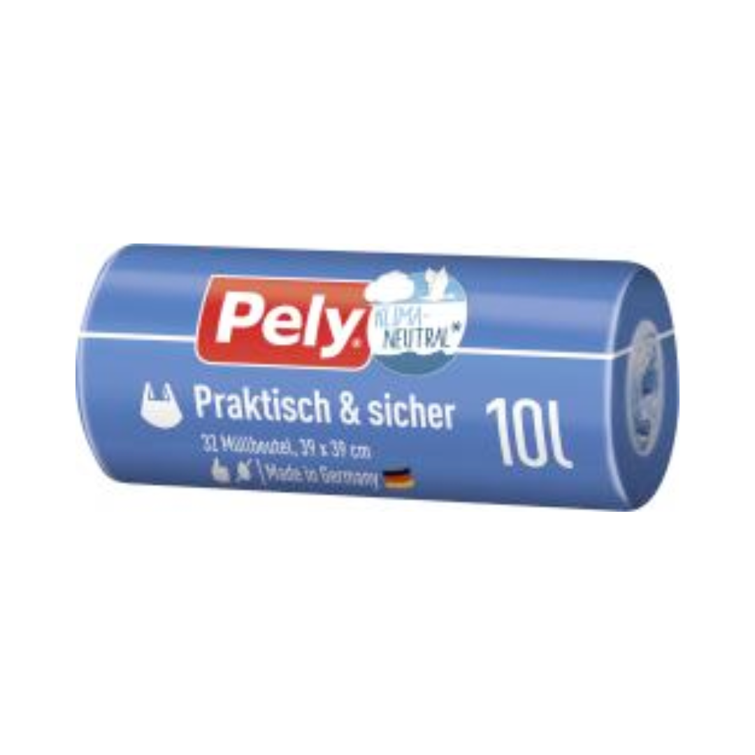 Pely Müllbeutel mit Tragegriff 10l 32ST