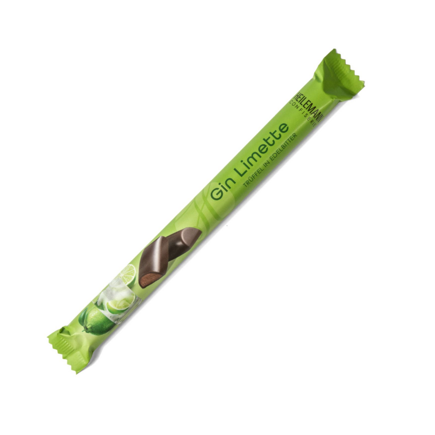 Heilemann Gin-Limette Edelbitter Schokolade Stick 40g