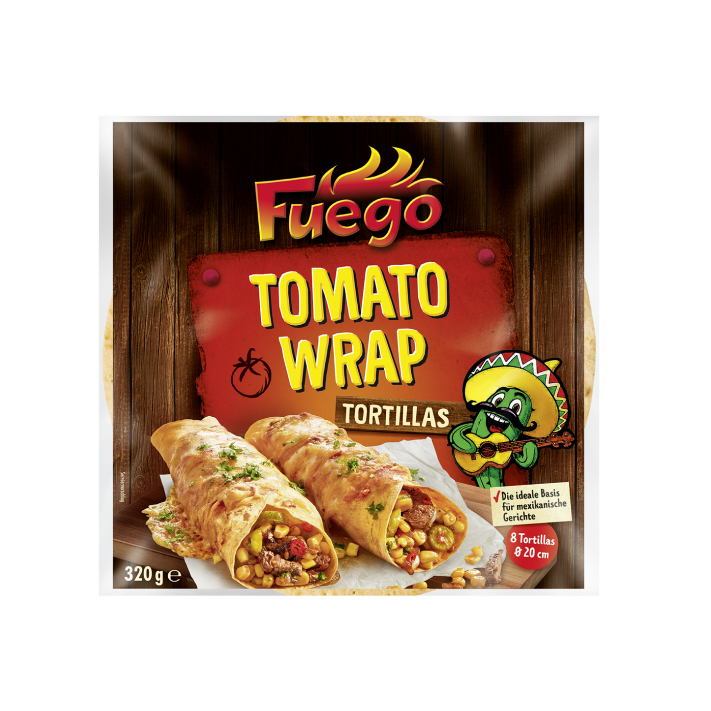 Fuego Tortillas Tomato 320g