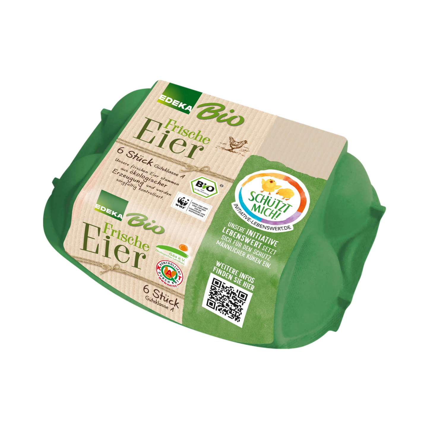 Bio Mecklenburger Gockl Eier 6ST