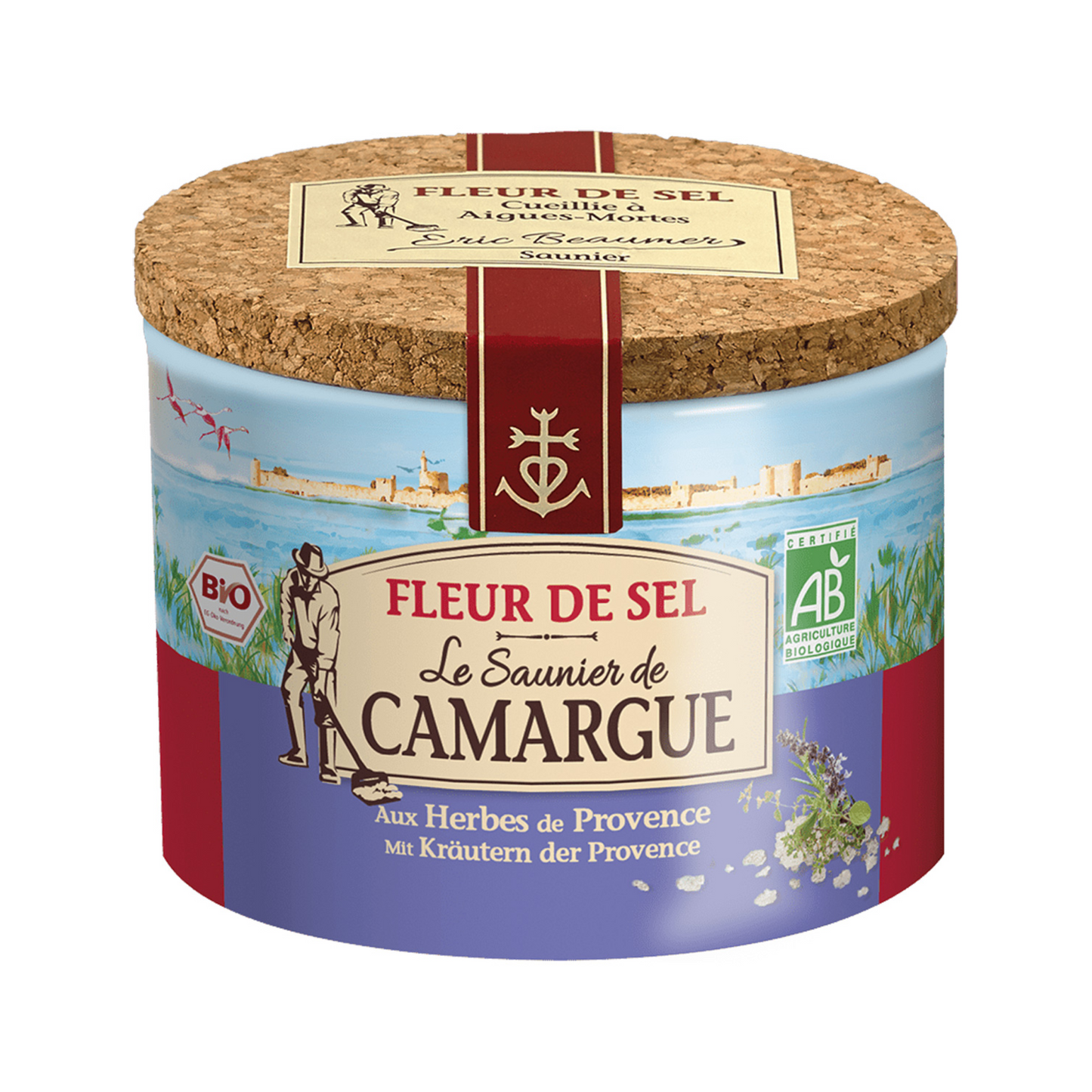 Bio Le Saunier de Camargue Fleur de Sel Kräuter Provence 125g