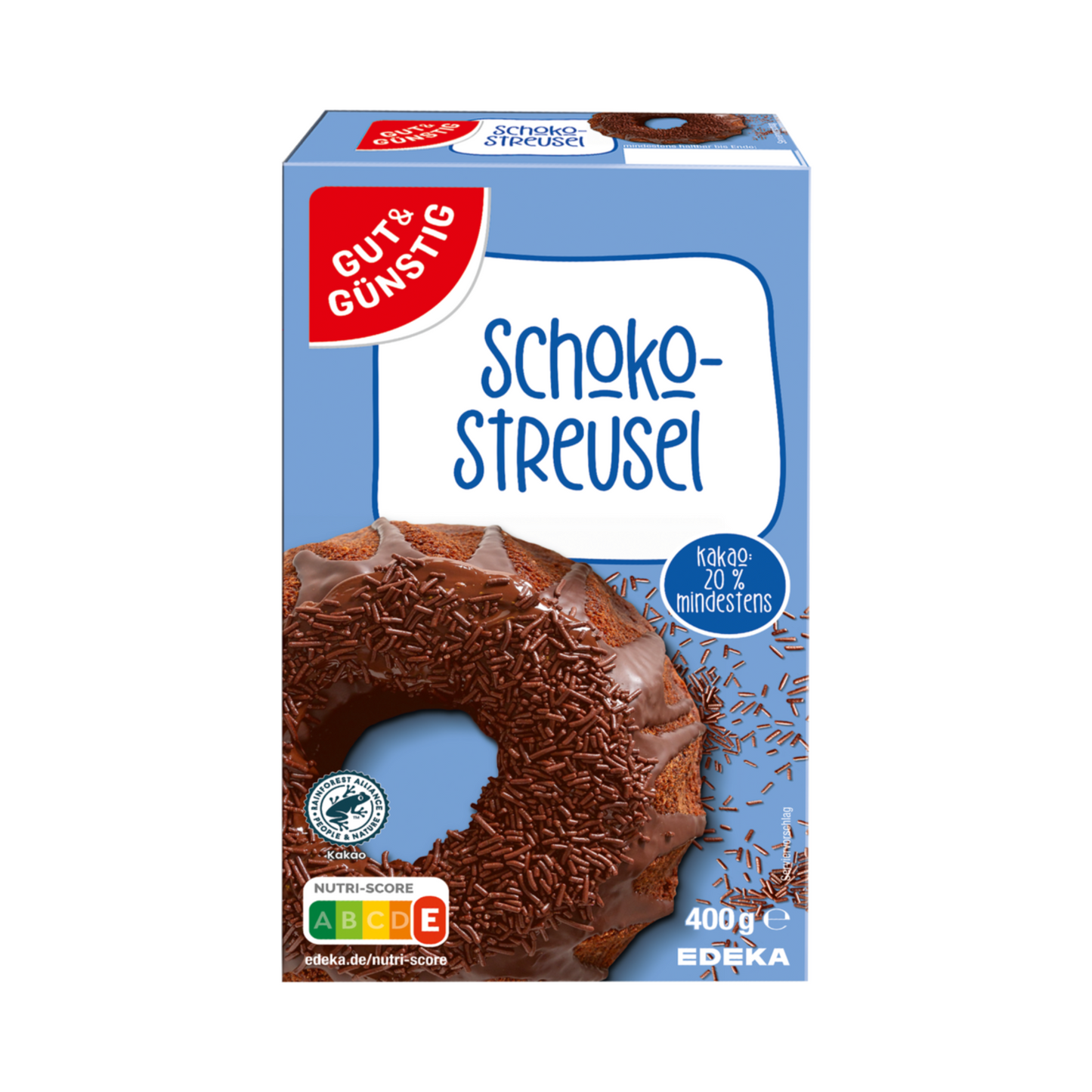 GUT&GÜNSTIG Milchschokoladenstreusel 400g