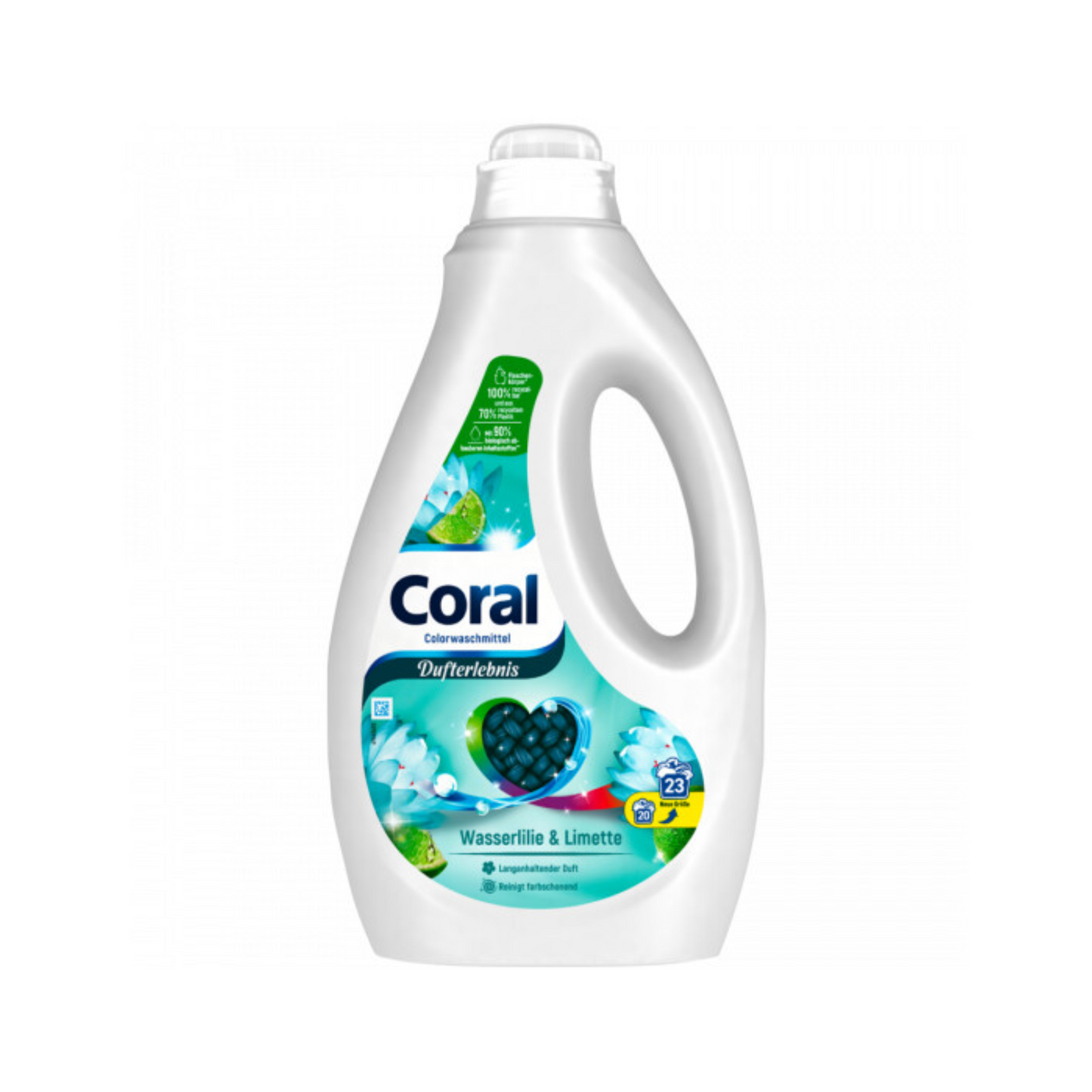 Coral Flüssigwaschmittel Wasserlilie&Limette 23WL 1,15l