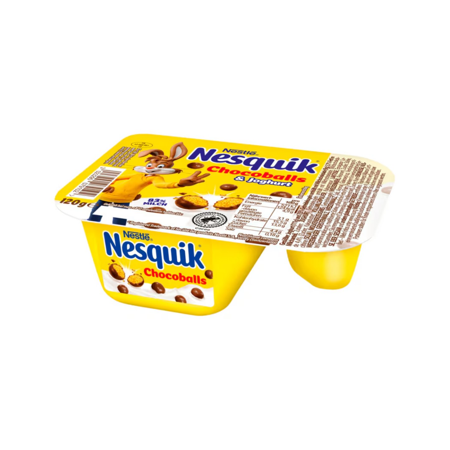 Nestle Joghurt mit Nesquik Chocoballs 120g