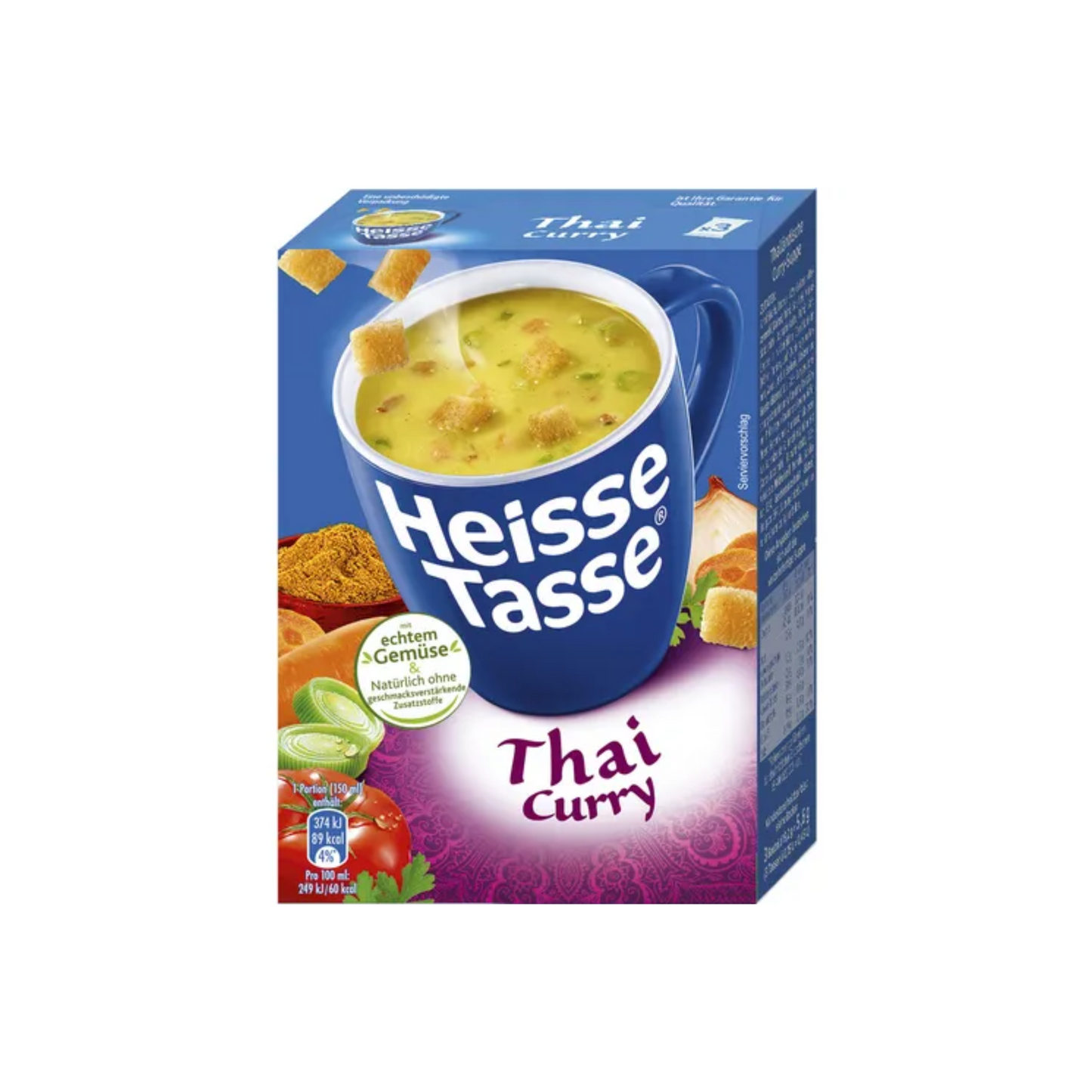 Heisse Tasse Thai Curry Style für 600ml 77,6g