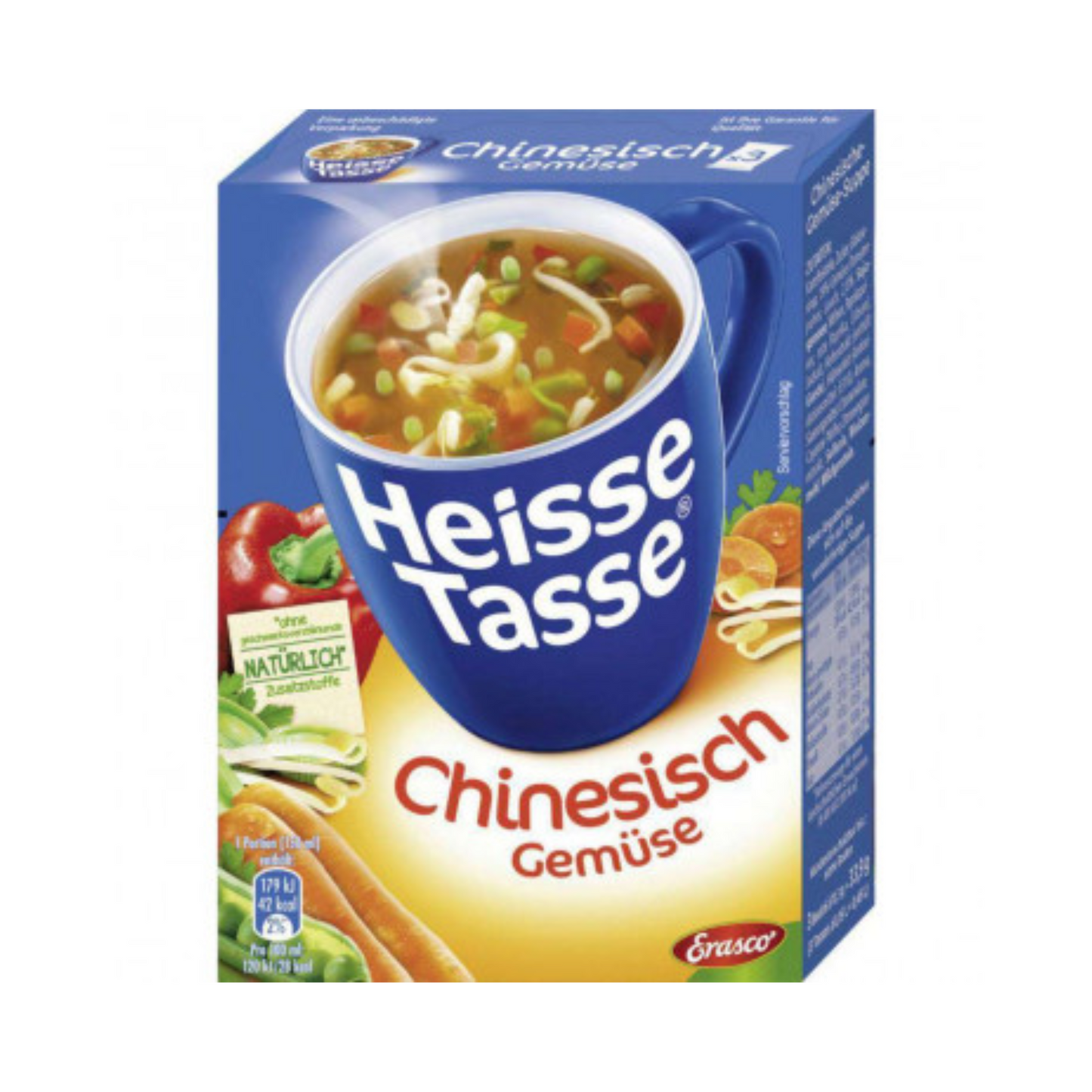 Heisse Tasse Chinesischer Art mit Gemüse für 600ml 46,8g