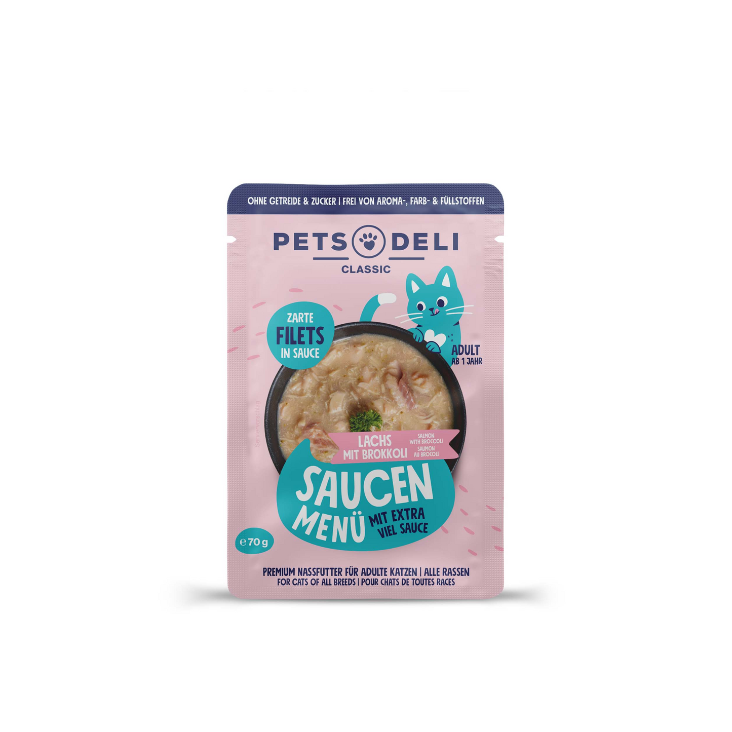Pets Deli Saucen Menü Lachs 70g