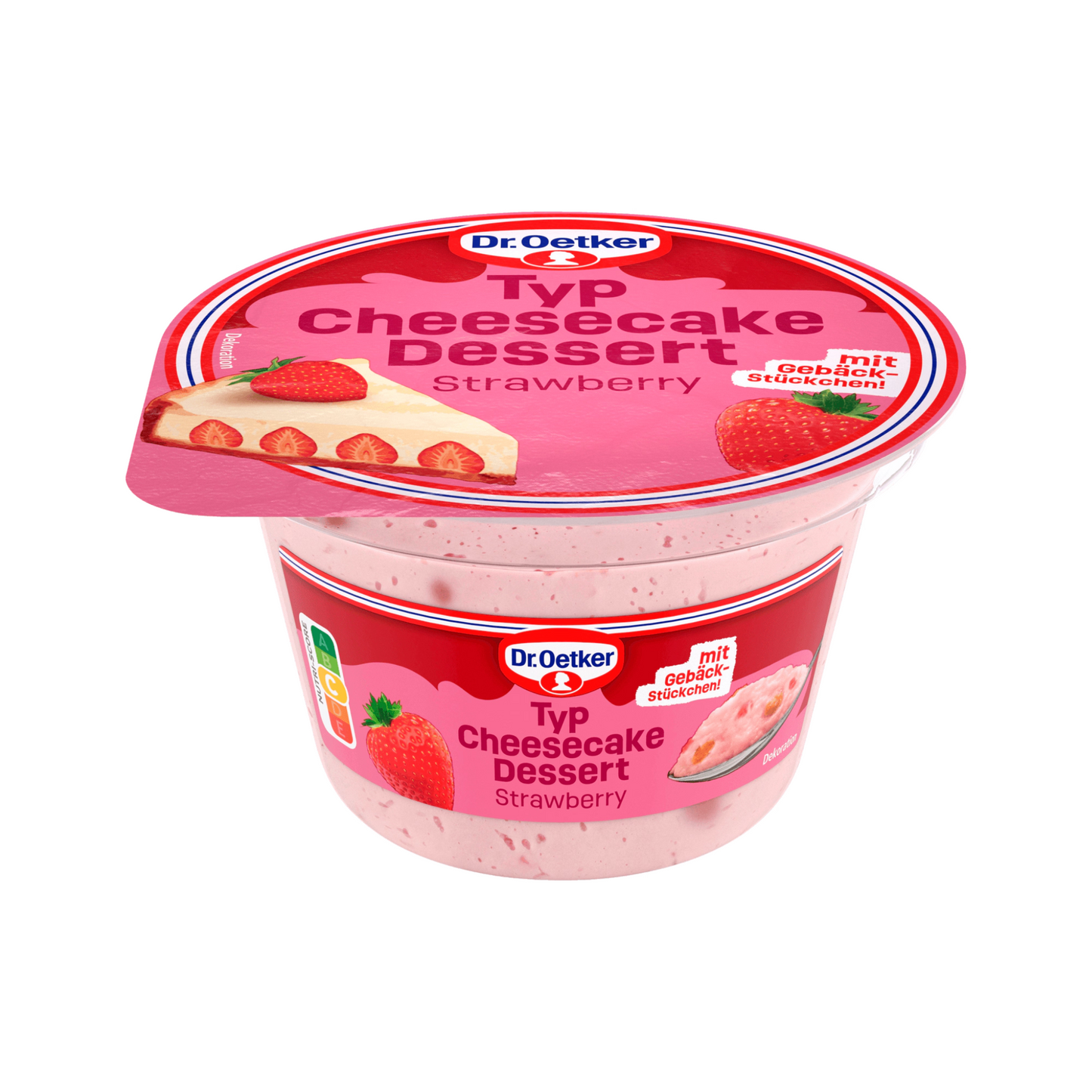 Dr.Oetker Creme Dessert Strawberry Cheesecake 135g