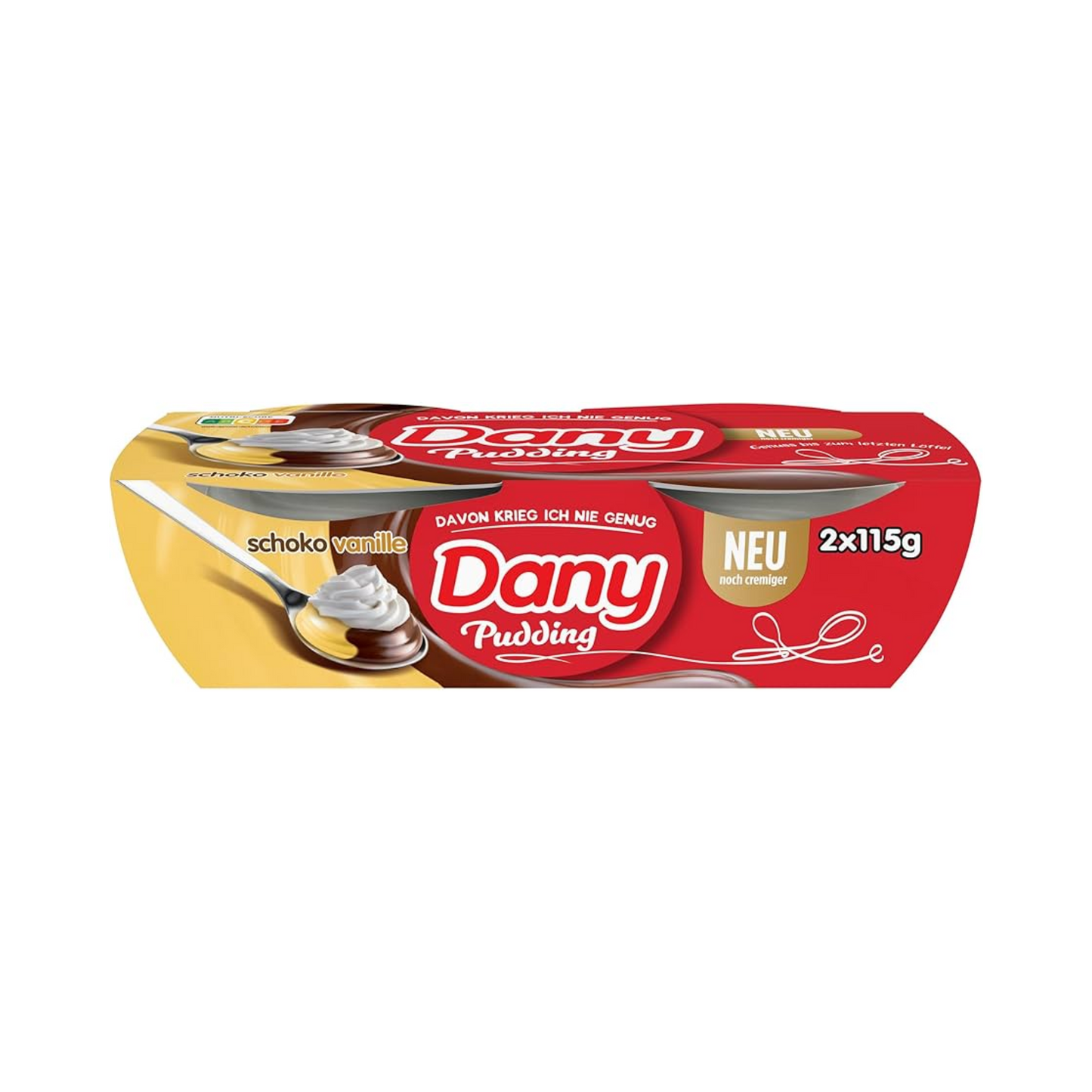 Dany Pudding Schoko-Vanille 2x115g