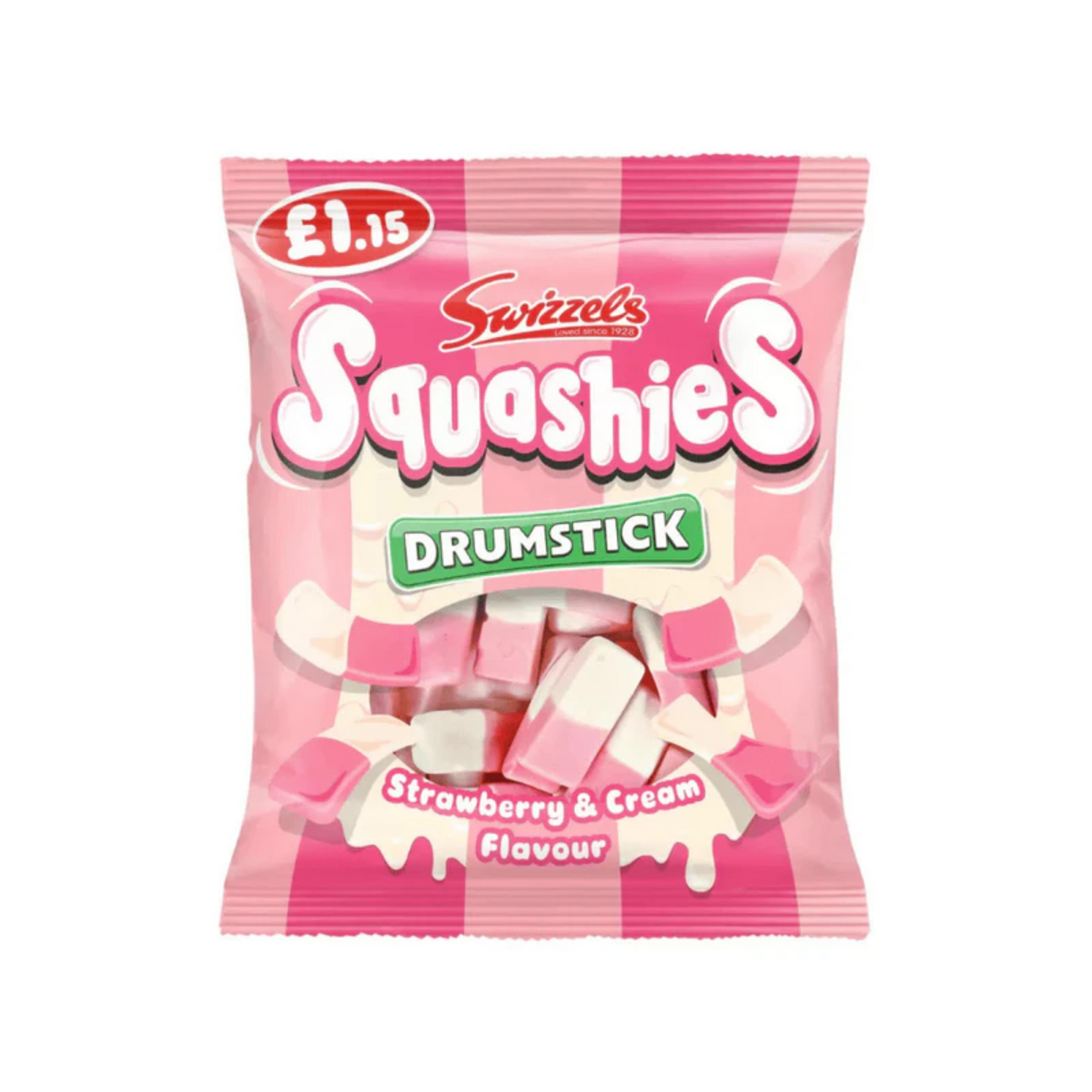Swizzels Squashies Strawbery & Cream 120g