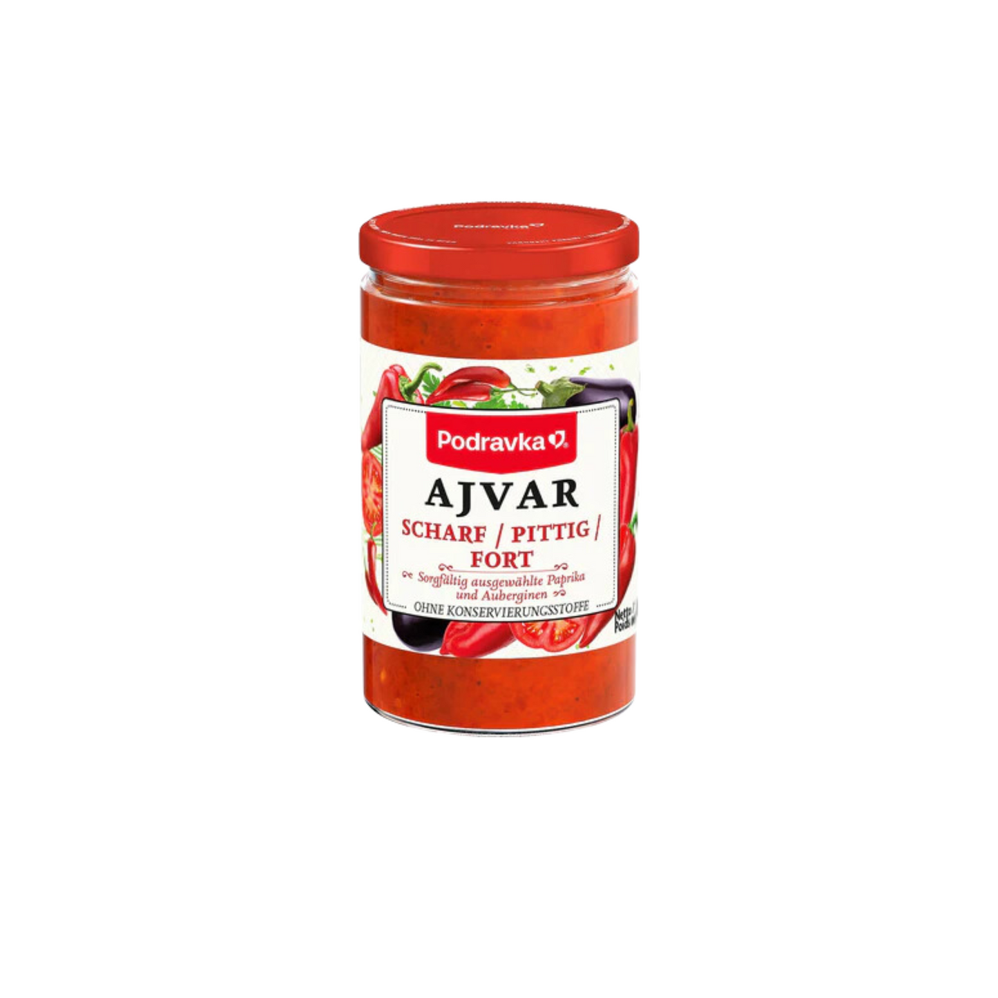 Podravka Ajvar scharf 350g