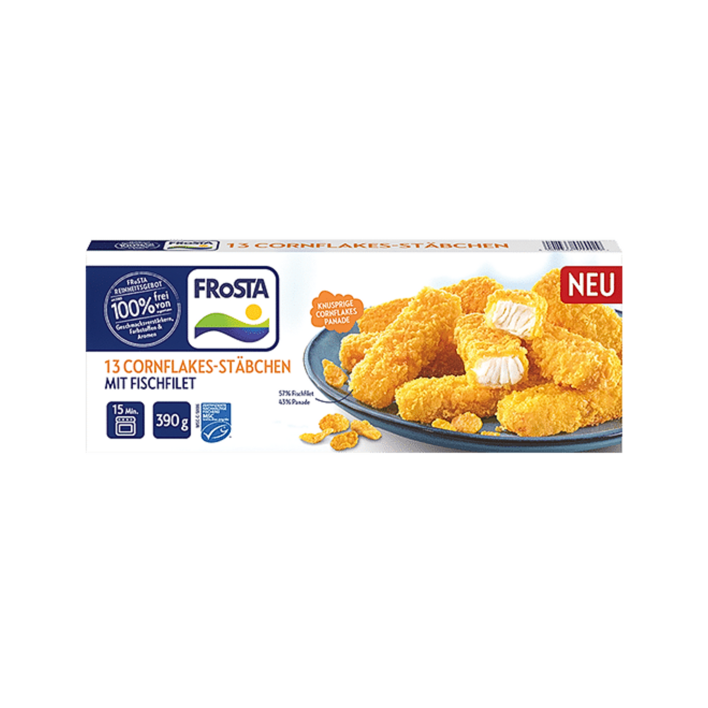 MSC Frosta Cornflakes Stäbchen 390g