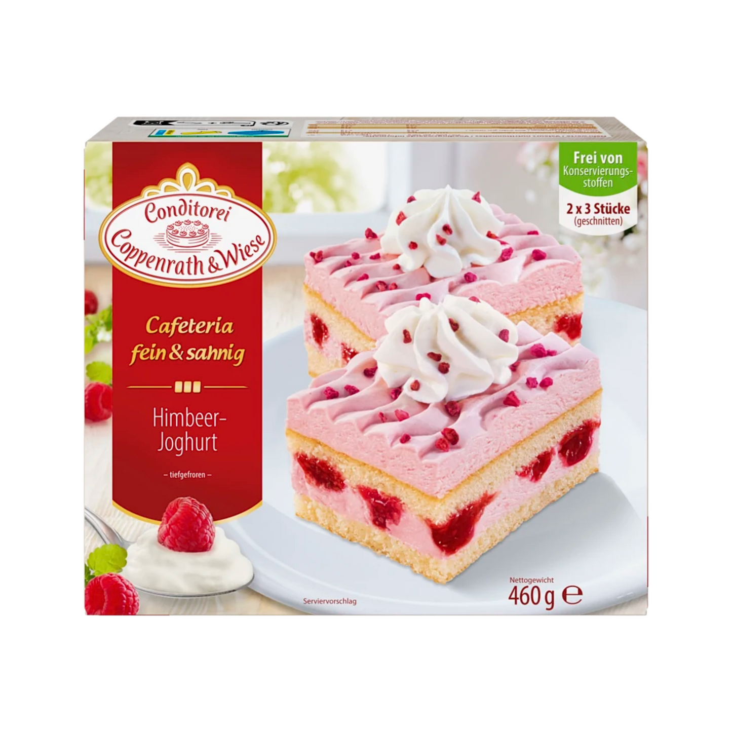 Coppenrath&Wiese Cafeteria Himbeer-Joghurt-Blechkuchen 460g