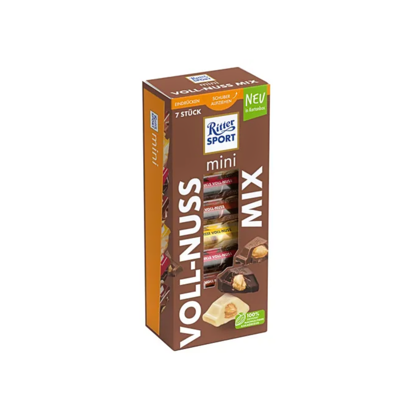 Ritter Sport Mini Voll-Nuss Mix Turm 7ST 116,69g