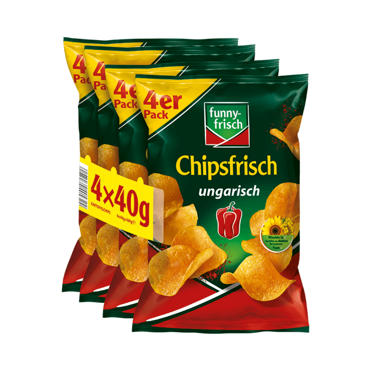 funny-frisch Chipsfrisch ungarisch 4x40g