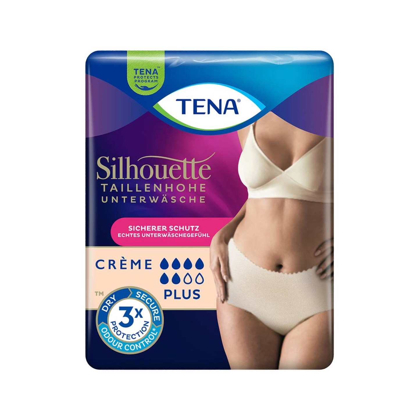 Tena Silhouette Plus Pants creme L 8ST