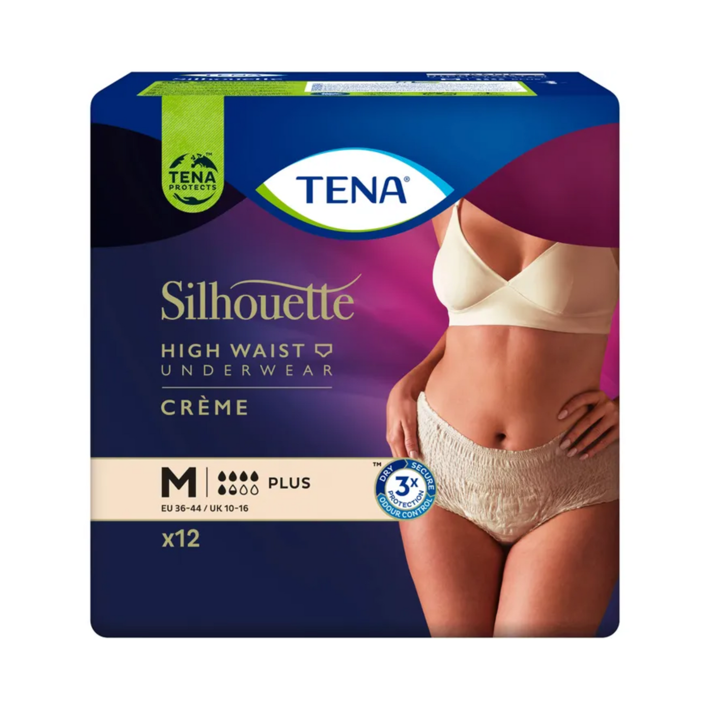 Tena Silhouette Plus Pants creme M 9ST