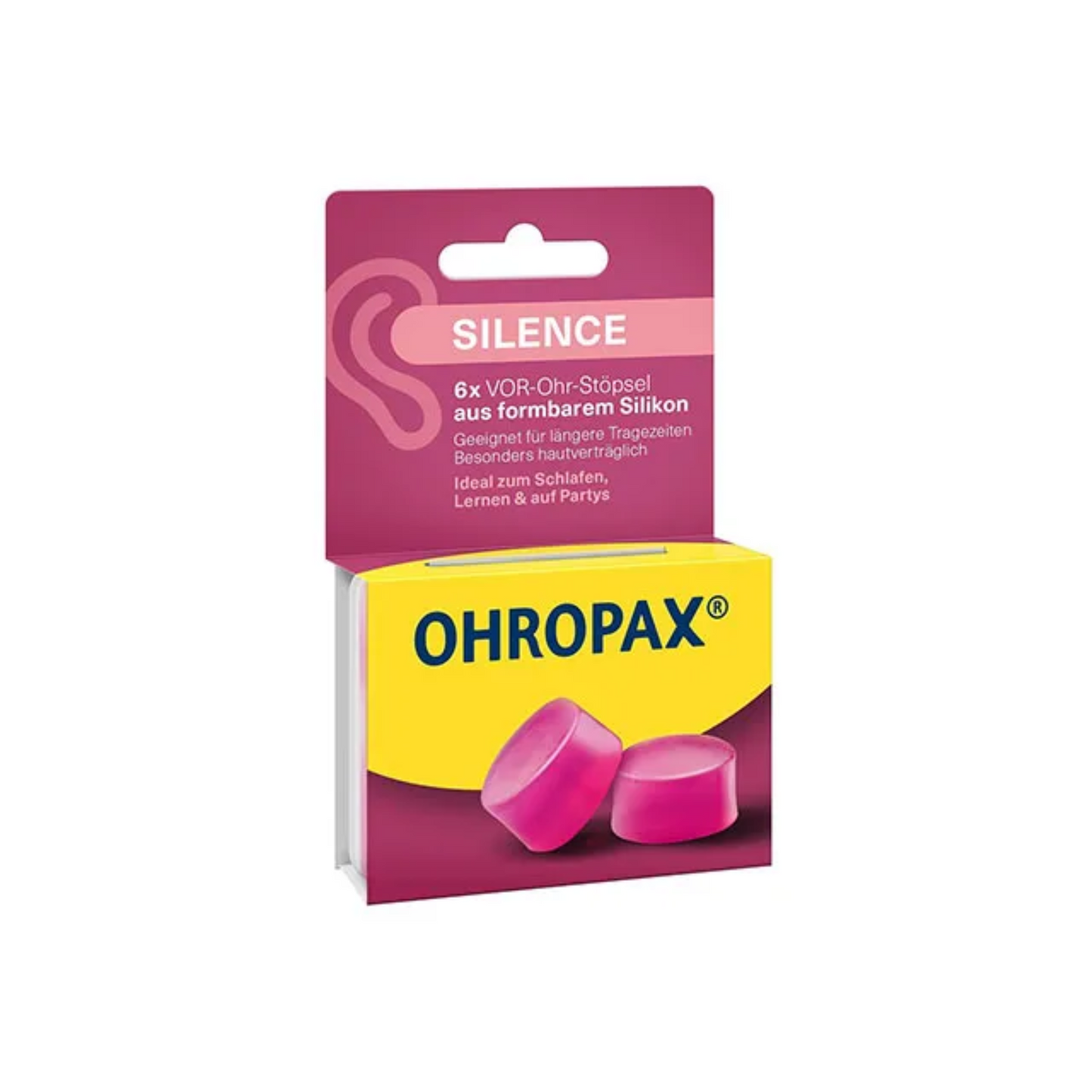 Ohropax Silikonstöpsel Silence 6ST
