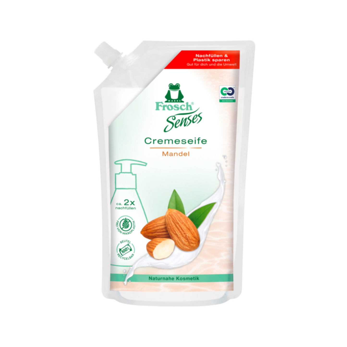 Frosch Cremeseife Mandelmilch Senses 500ml
