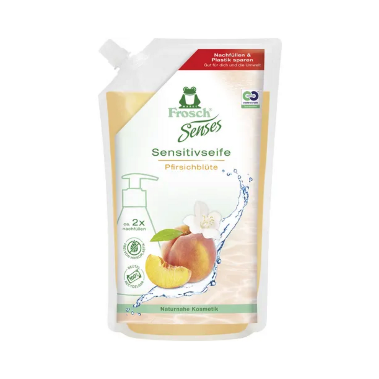 Frosch Cremeseife Senses Pfirsich 500ml